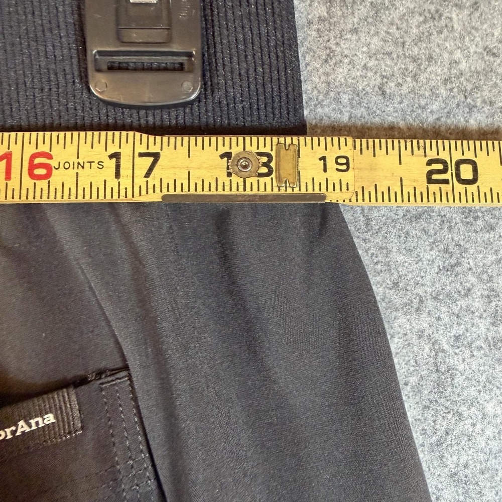 PrAna Pants Mens XL Black Stretch Track Pants Elastic Waist Zip Pockets Travel - Picture 6 of 6